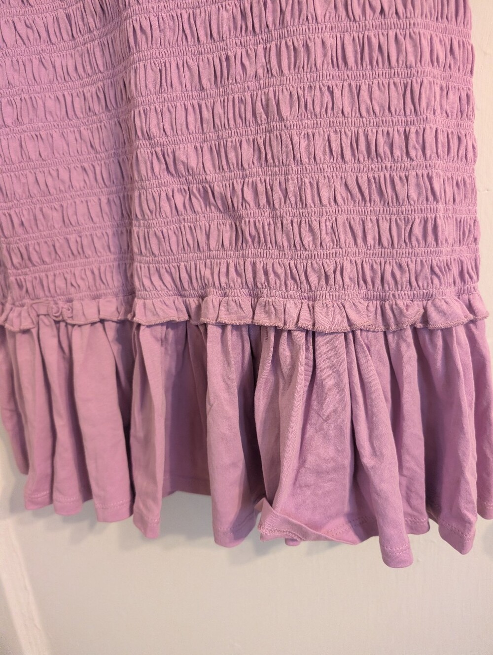 Veronica Beard NEW Violet Tshirt Dress-Medium With Shirring - Picture 5 of 6